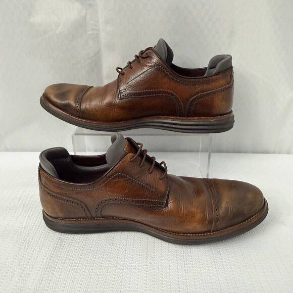 Martin Dingman Shoes Mens 11.5 M Countryaire Pebble Grain Cap Toe Brown Leather main image 10